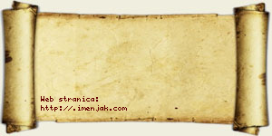 Isak Perić vizit kartica